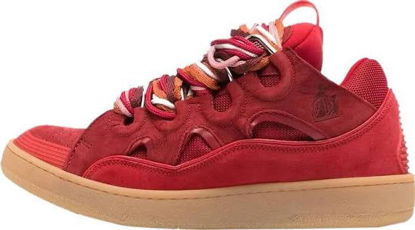Lanvin Curb Sneaker "Lipstick Red"