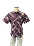 Burberry Shirt "Purple Check Pattern"