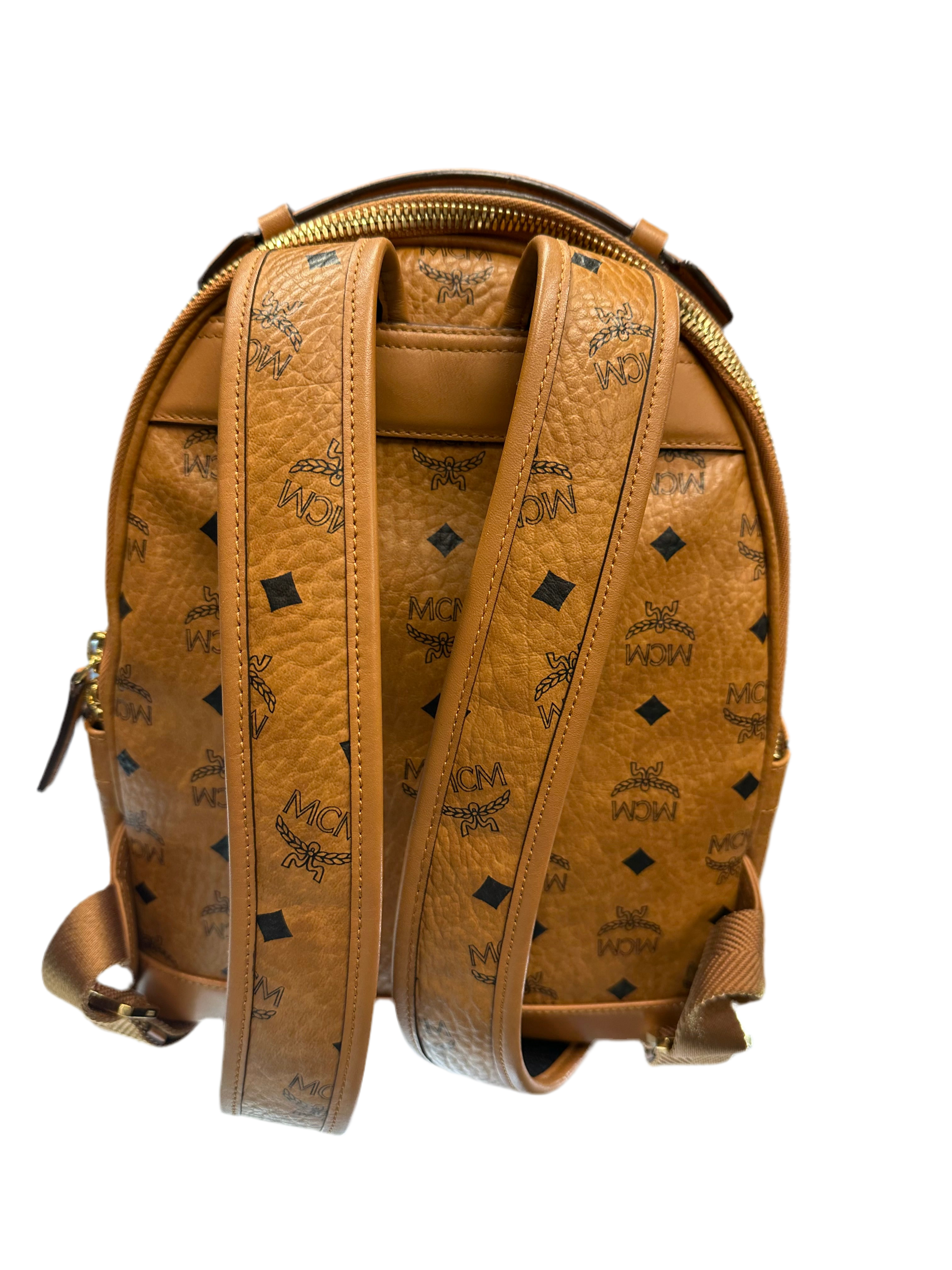 MCM Backpack Mini "Cognac"