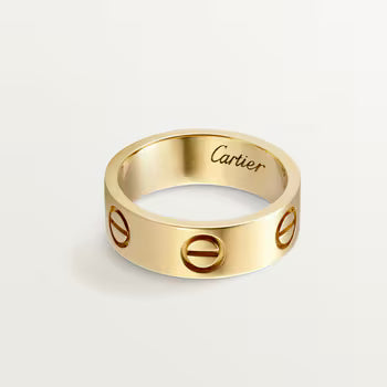 Cartier Love Ring Classic Model 18K Yellow Gold