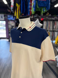Gucci Collar Polo "Cream Navy"