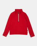 Moncler Grenoble Tri Stripe Quater Zip "Red" (Y)