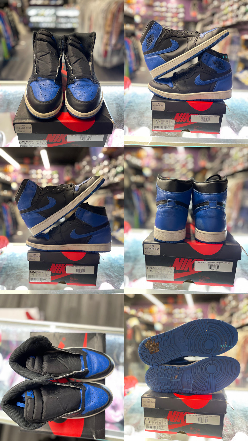 2017 Air Jordan Retro 1 High OG "Royal"