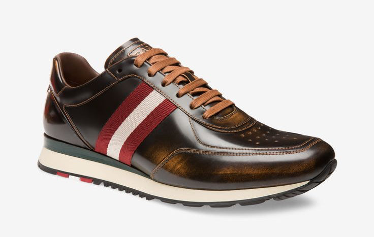 Bally Leather Low "Ashton Brown"