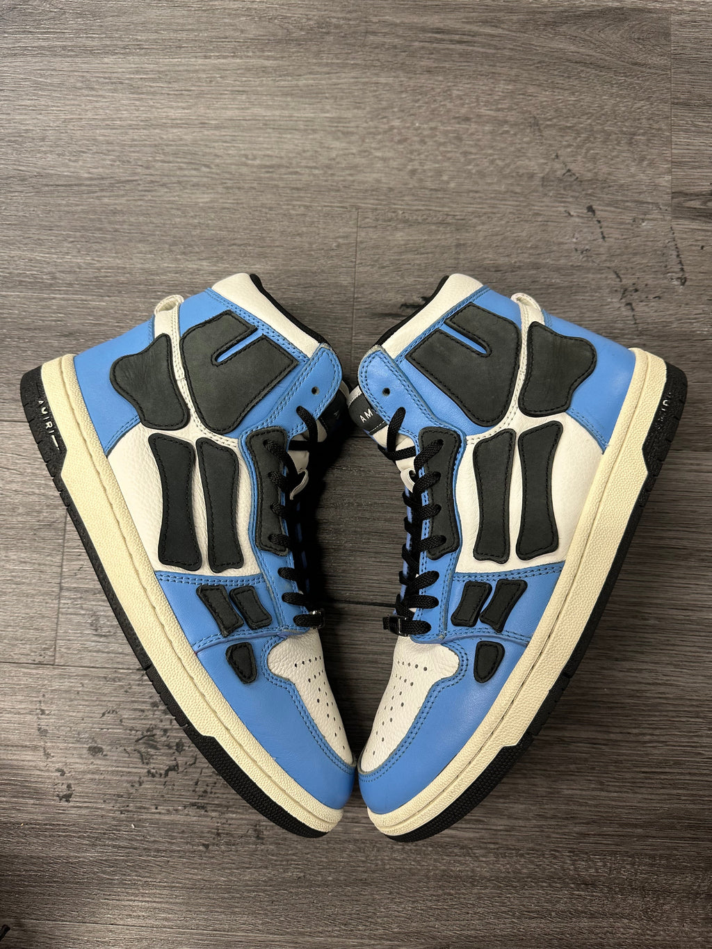 Amiri High Skel "Blue/White