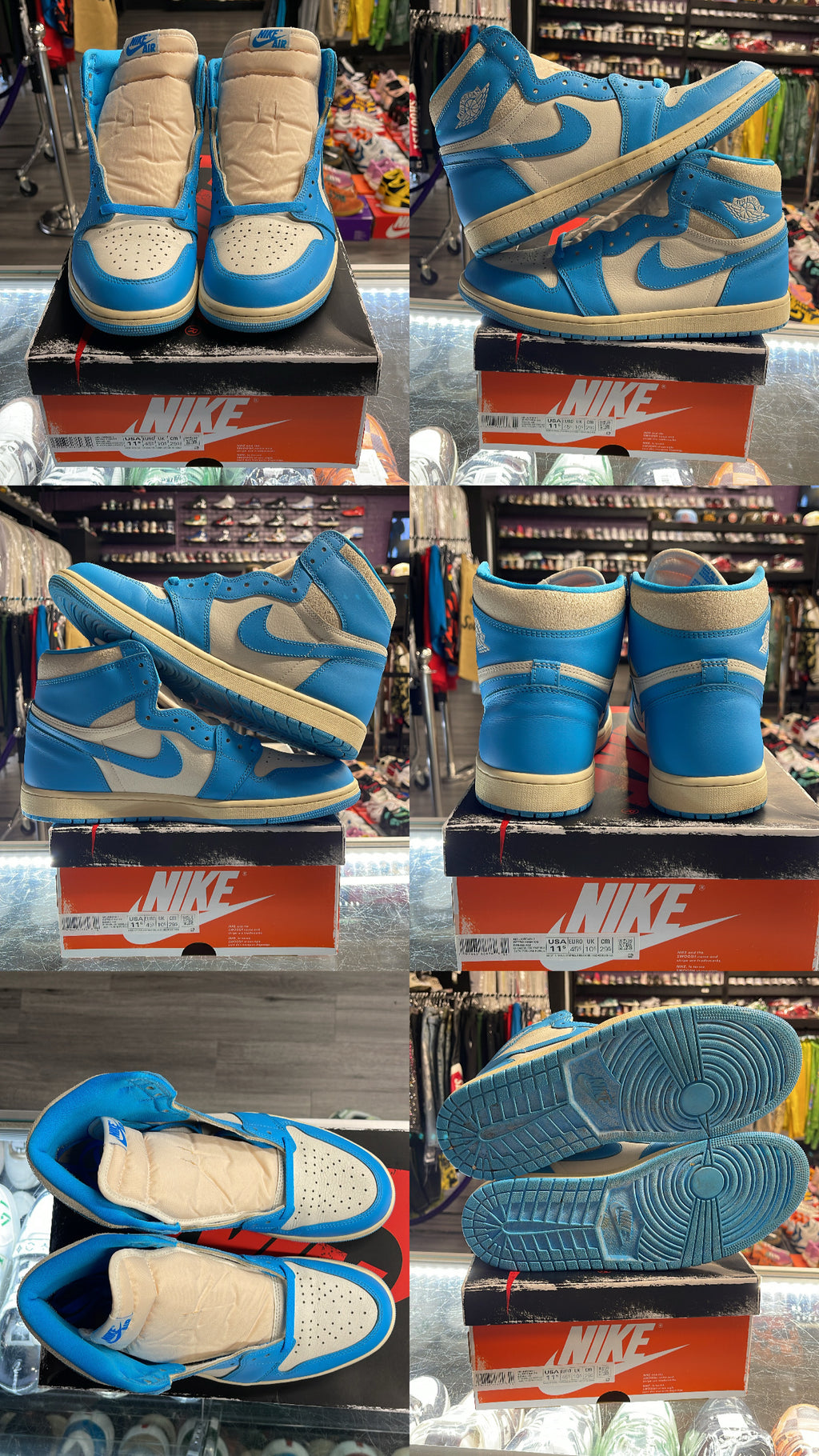 2025 Air Jordan Retro 1 High OG "UNC Reimagined"