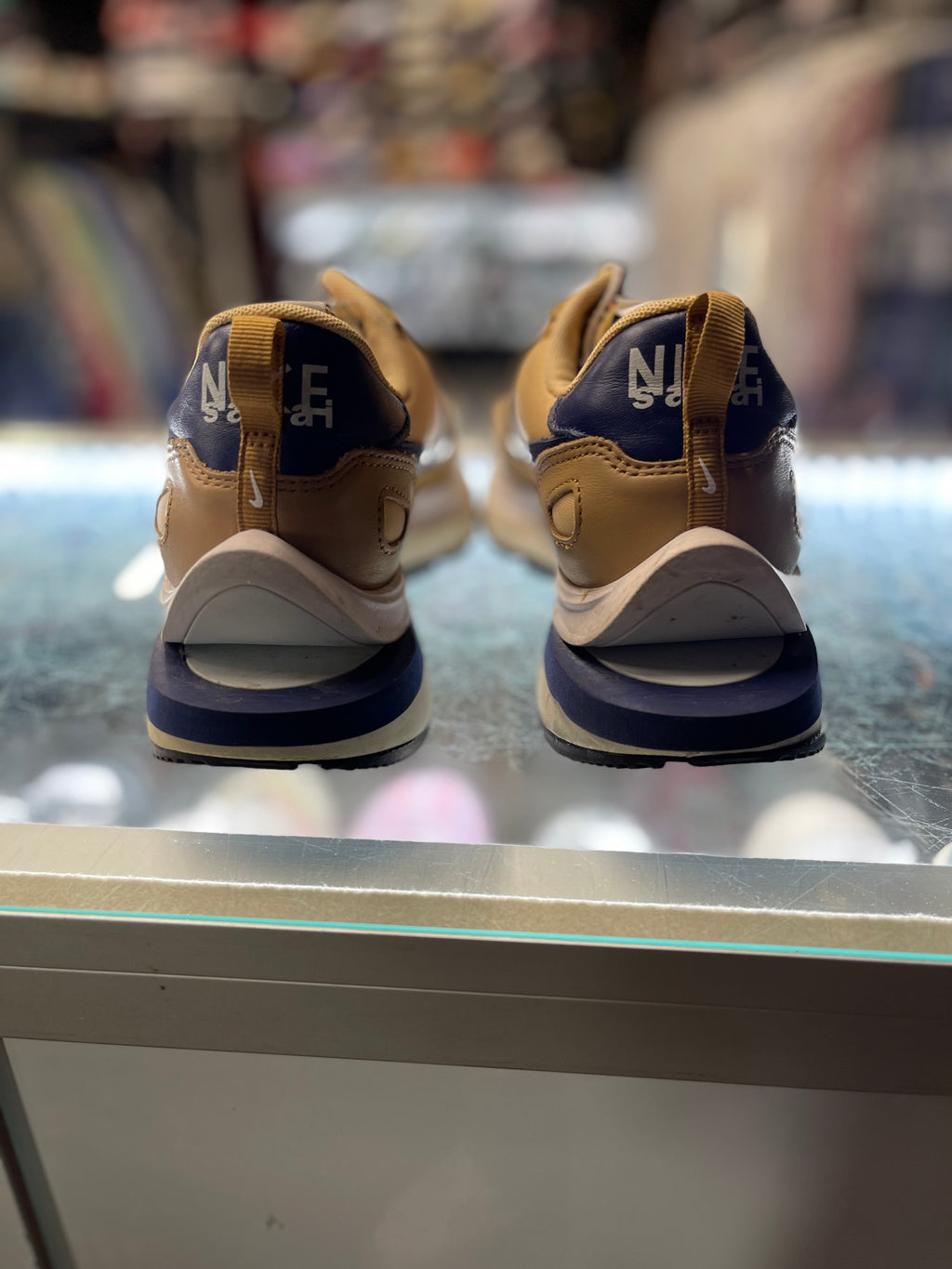 2021 Nike VaporWaffle "Sacai Sesame Blue Void"