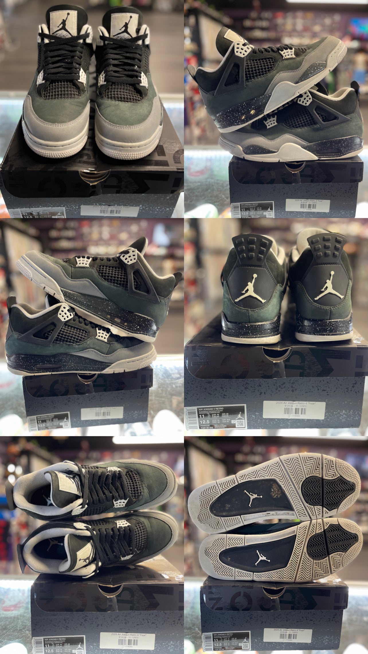 2024 Air Jordan Retro 4 "Fear"