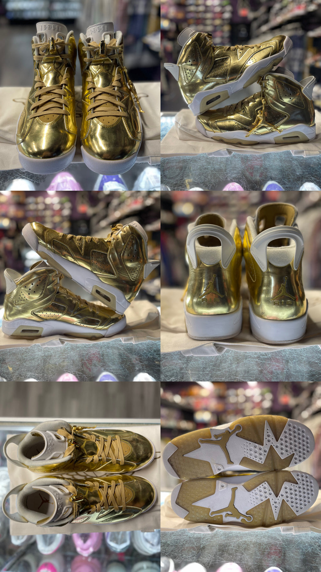 2026 Air Jordan Retro 6 "Pinnacle Metallic Gold"