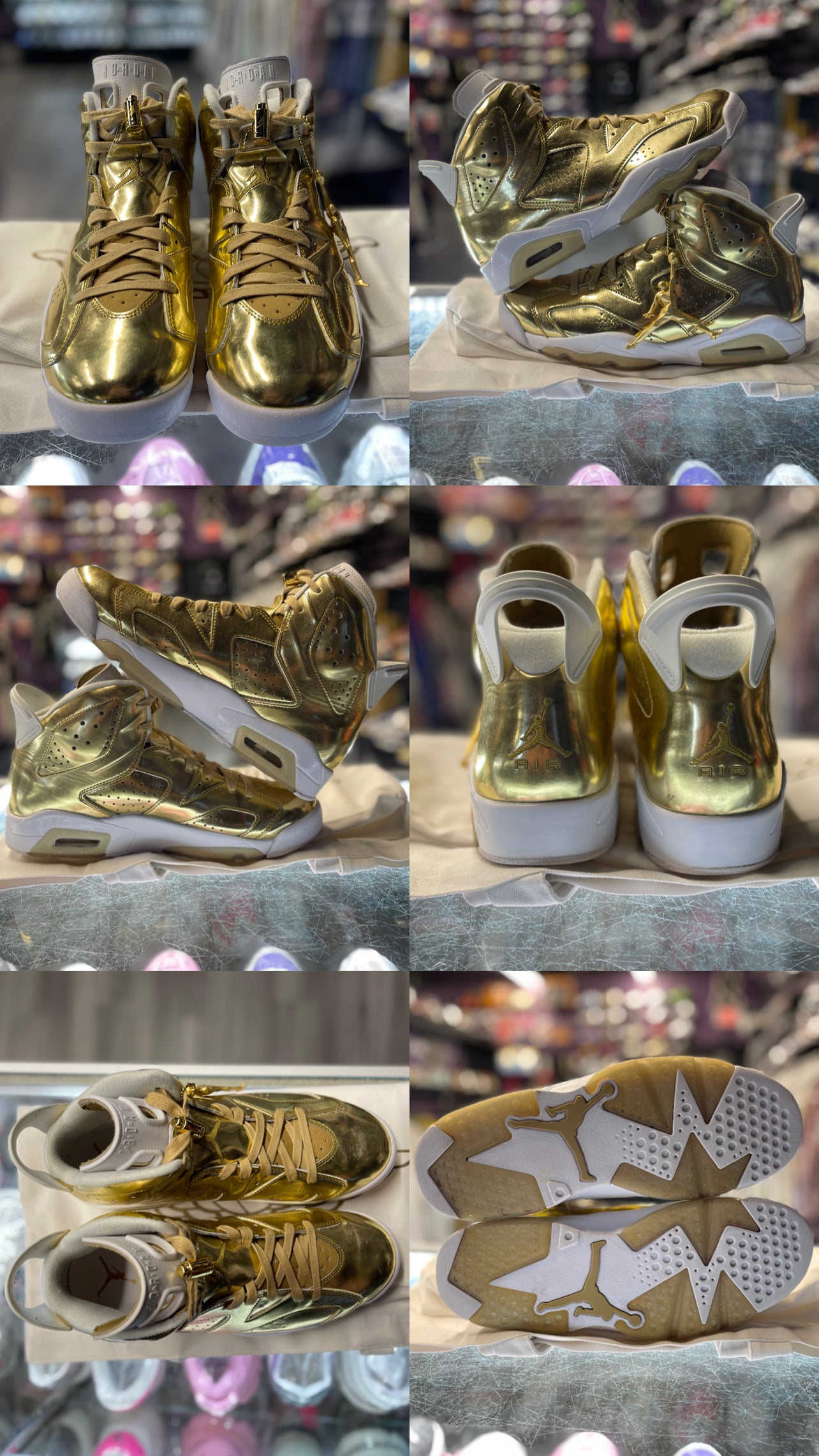 2026 Air Jordan Retro 6 "Pinnacle Metallic Gold"