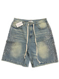 Vale Studded Sirens Jorts Mid Wash