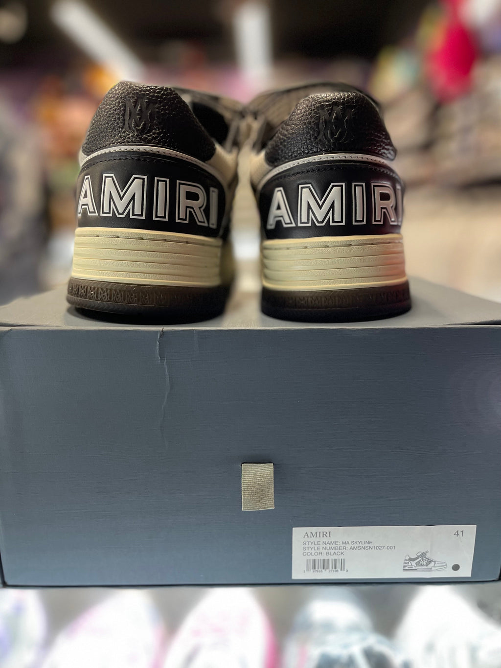 Amiri MA Skyline Low "Black/White"