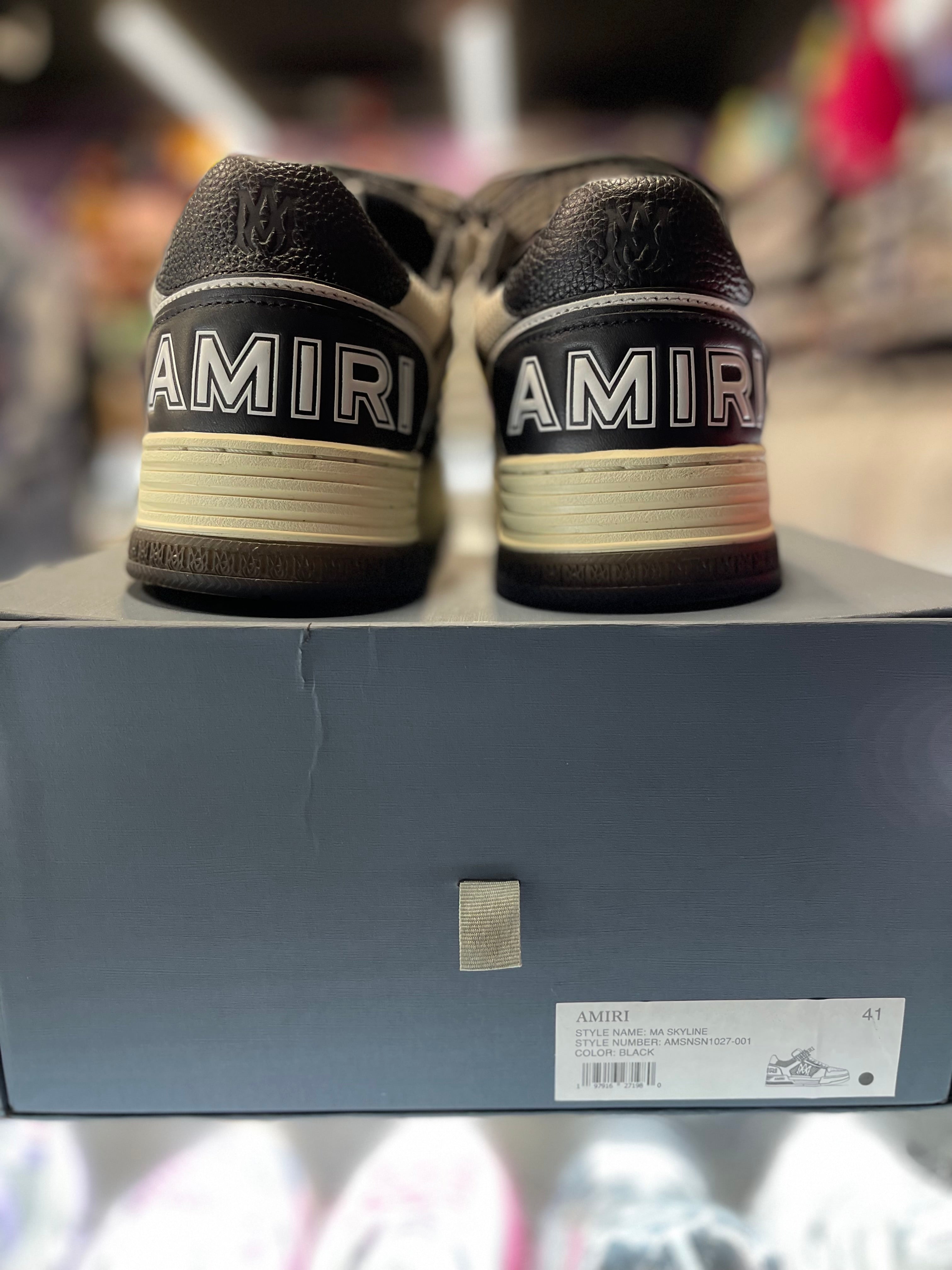Amiri MA Skyline Low "Black/White"