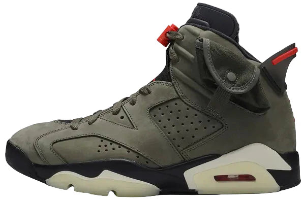 2019 Air Jordan Retro 6 "Travis Scott Olive"