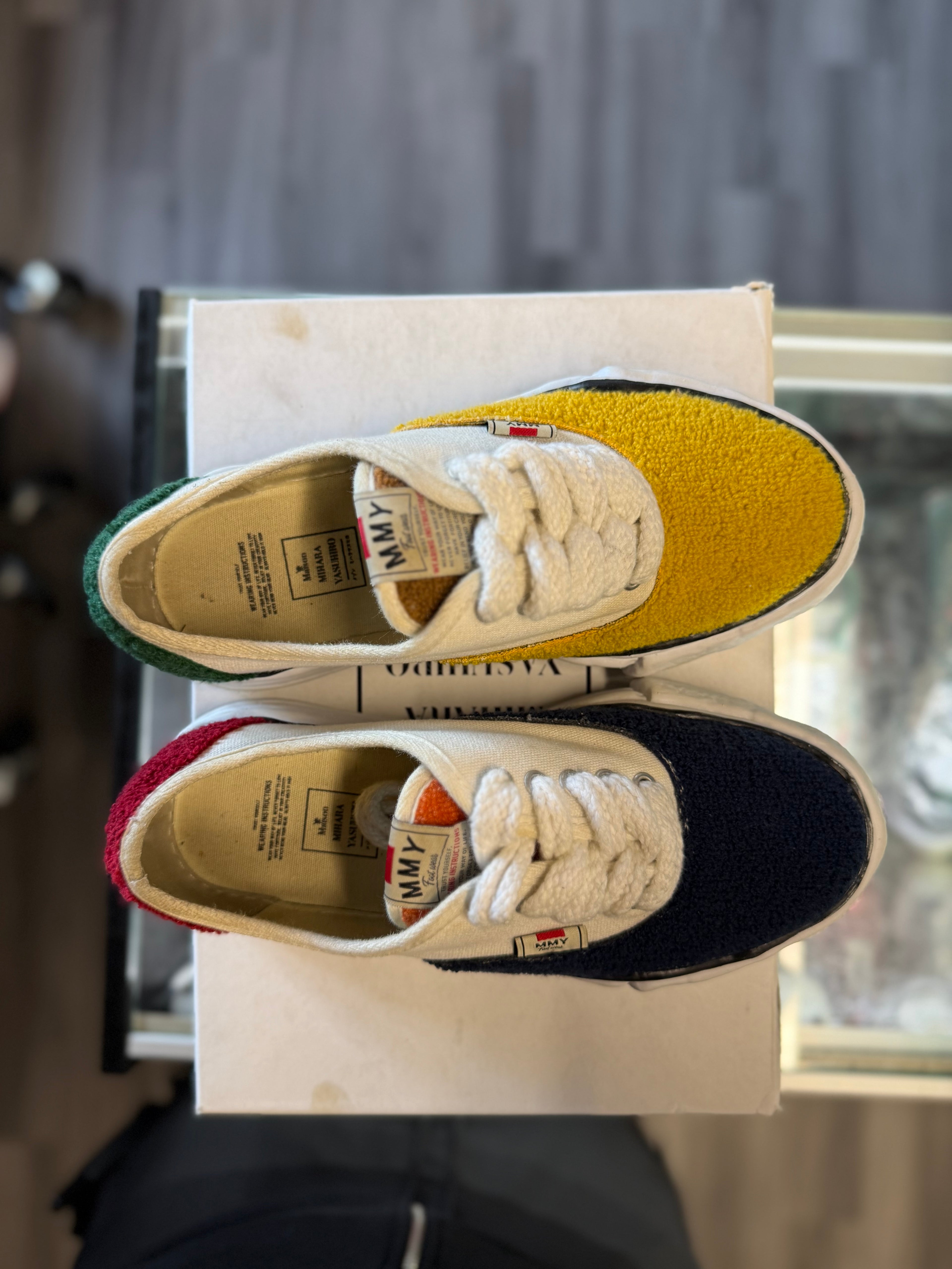 Maison Mihara Yasuhiro Baker OG Sole Canvas Low "Multicolor"