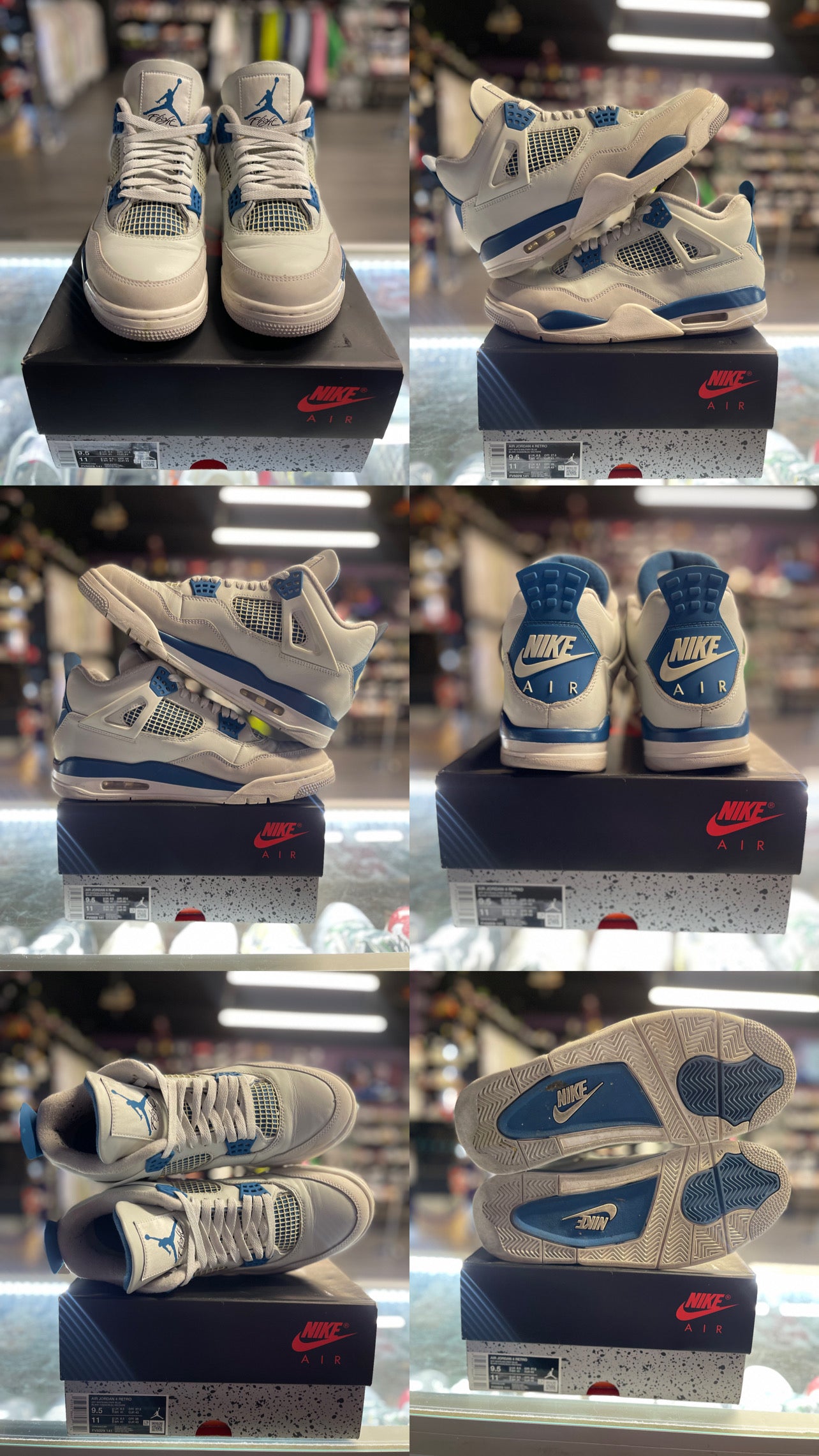 2024 Air Jordan Retro 4 "Military Blue"