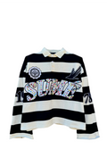 Sumé Pearls Cropped Collar "Black/White"