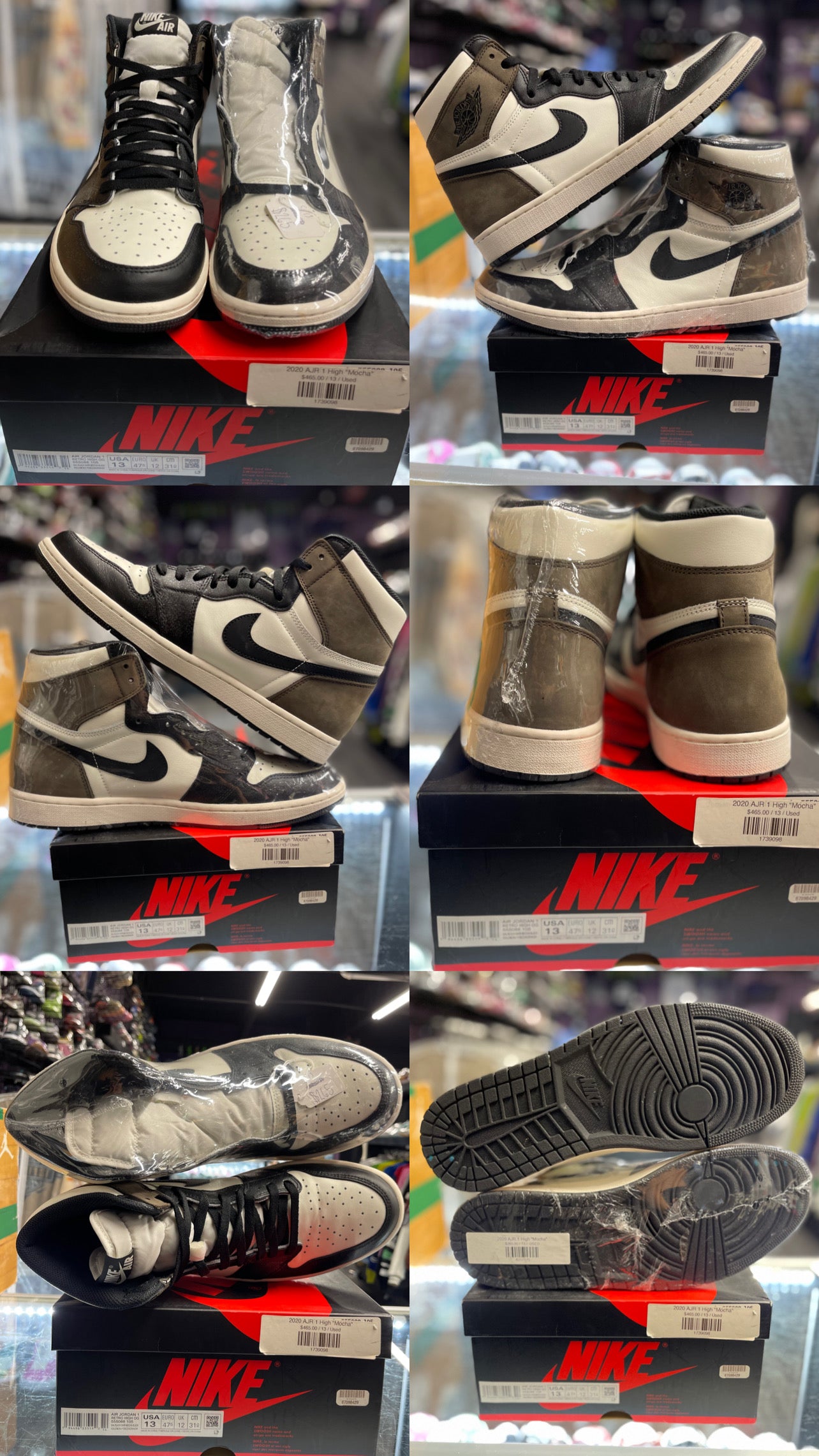 2020 Air Jordan Retro 1 High "Mocha"