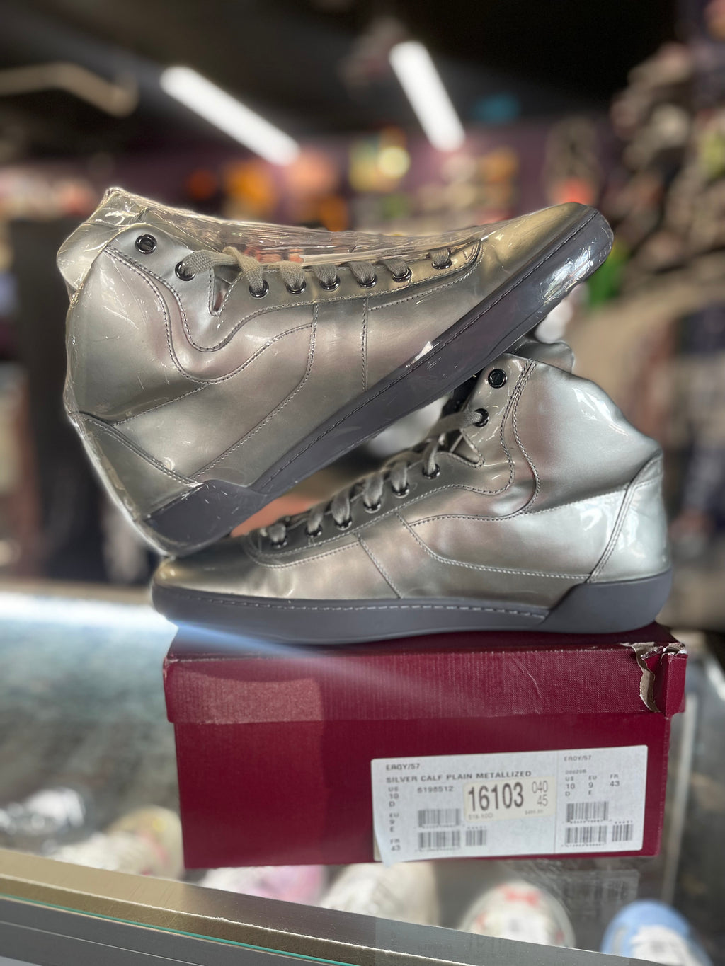 Bally Eroy "Silver/Embossed"