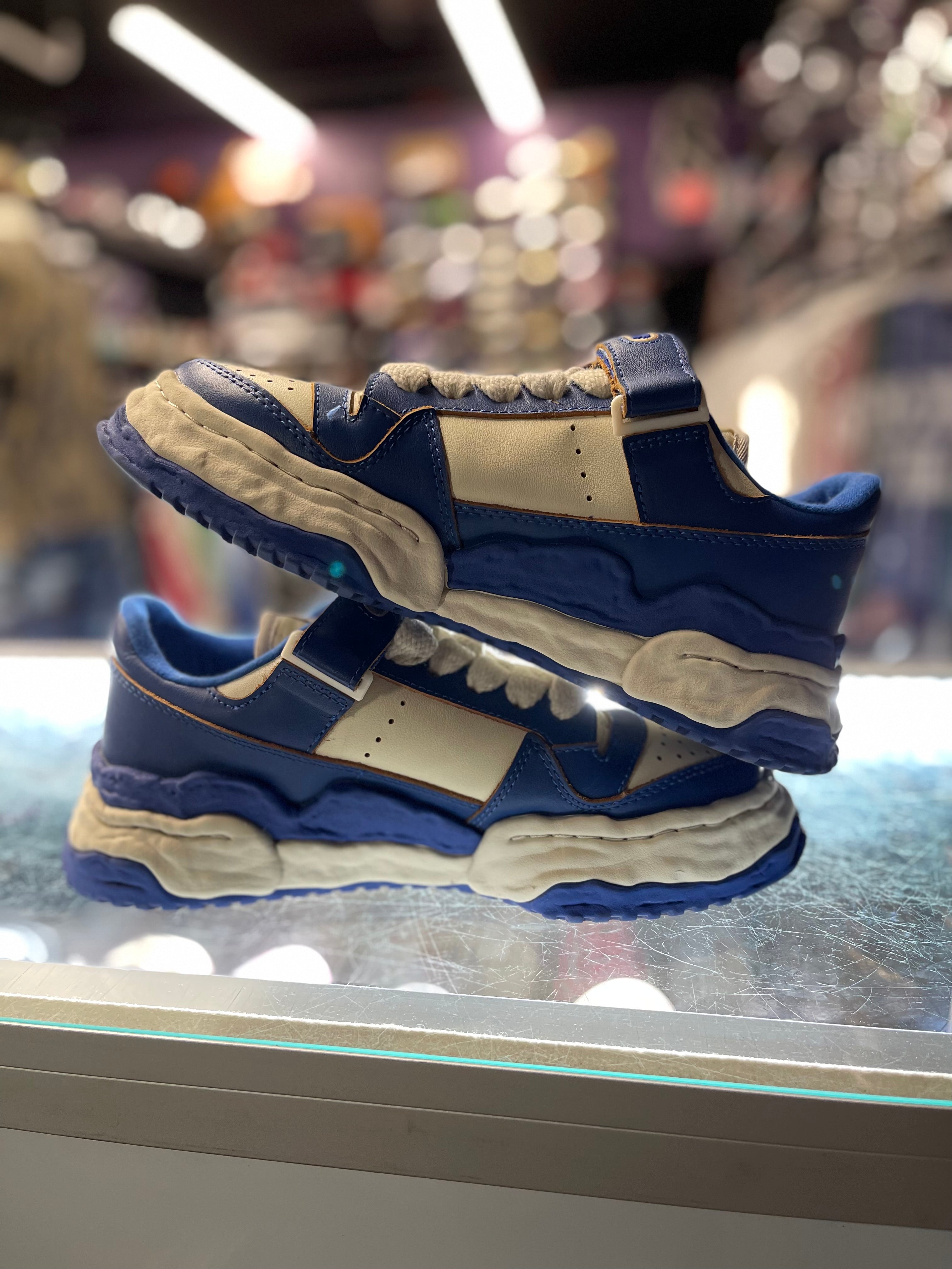 Maison Mihara Yashuiro Keith OG Sole Leather "Blue/White"