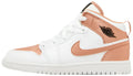 2019 Air Jordan Mid 1 "White Rose Gold" (PS)