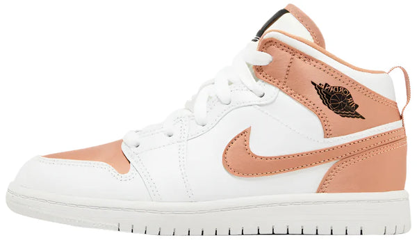 2019 Air Jordan Mid 1 "White Rose Gold" (PS)