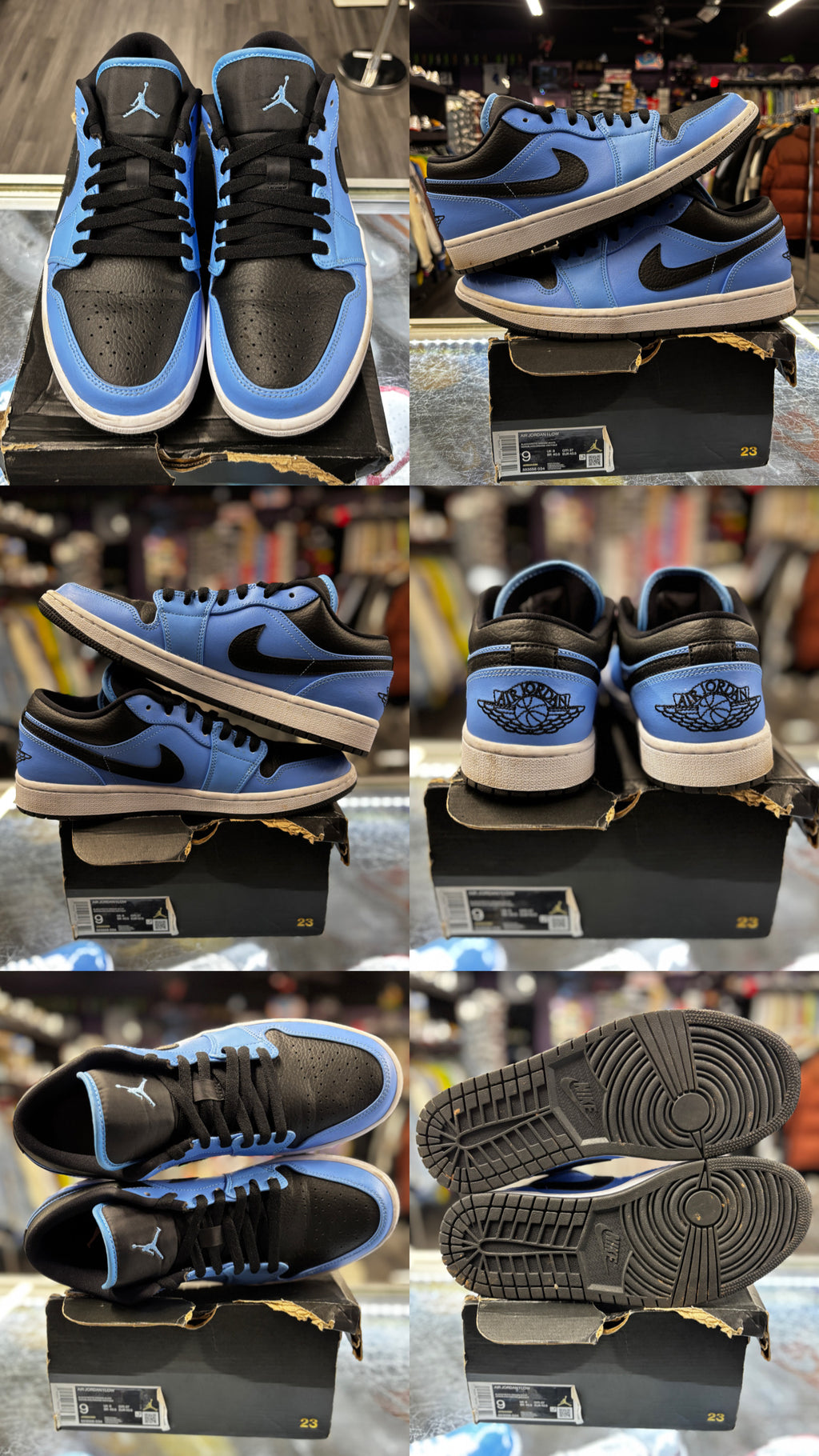 2020 AIR JORDAN LOW UNIVERSITY BLUE BLACK
