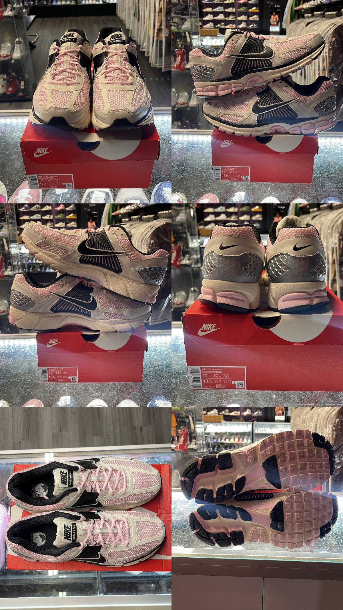 2025 Nike Zoom Vomero 5 "Pink Foam Phantom Metallic Platinum Black"