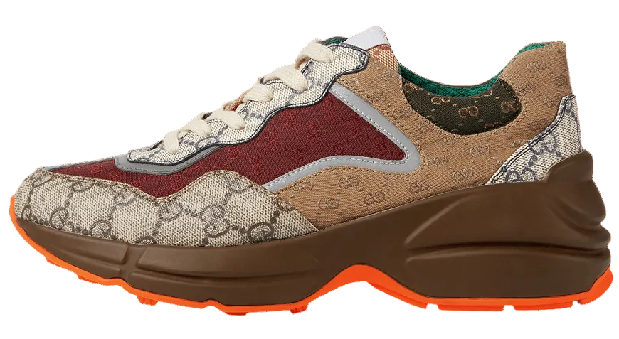 Gucci Rhyton GG "Beige Brick Red"