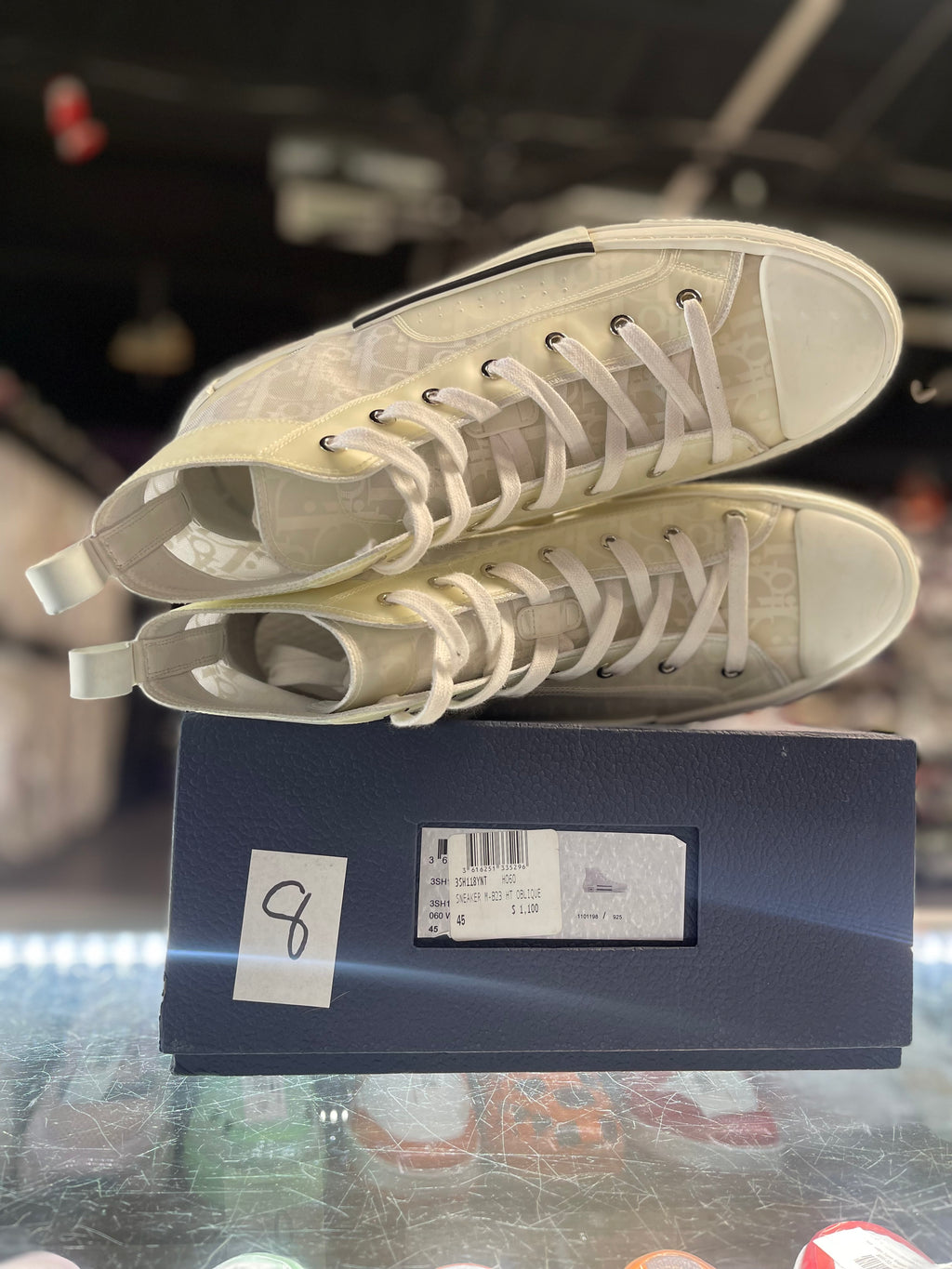 Christian Dior B23 "White Transparent Paneling"