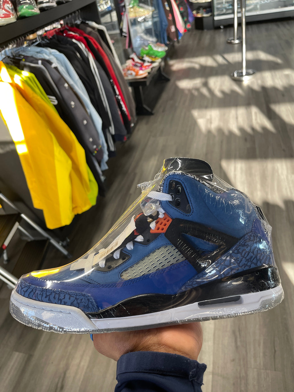 2011 Jordan Spizike " Knicks Blue"
