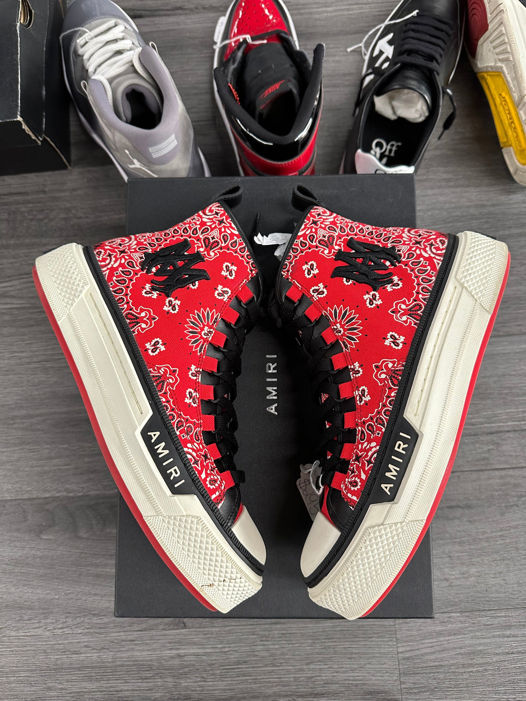 Amiri Court High "Bandana Red"