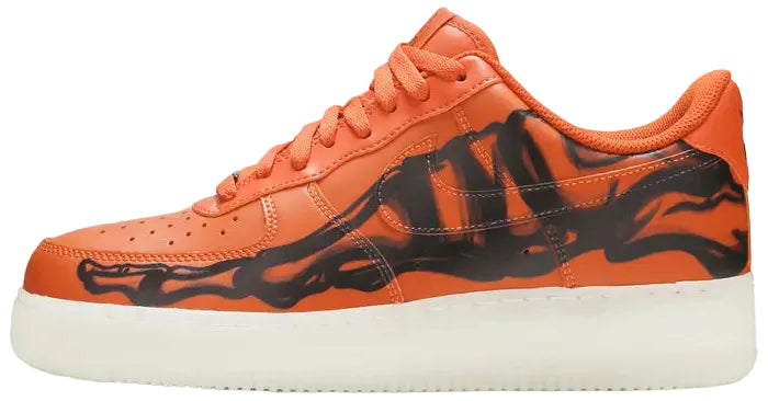 2020 Nike Air Force 1 Low "Orange Skeleton"