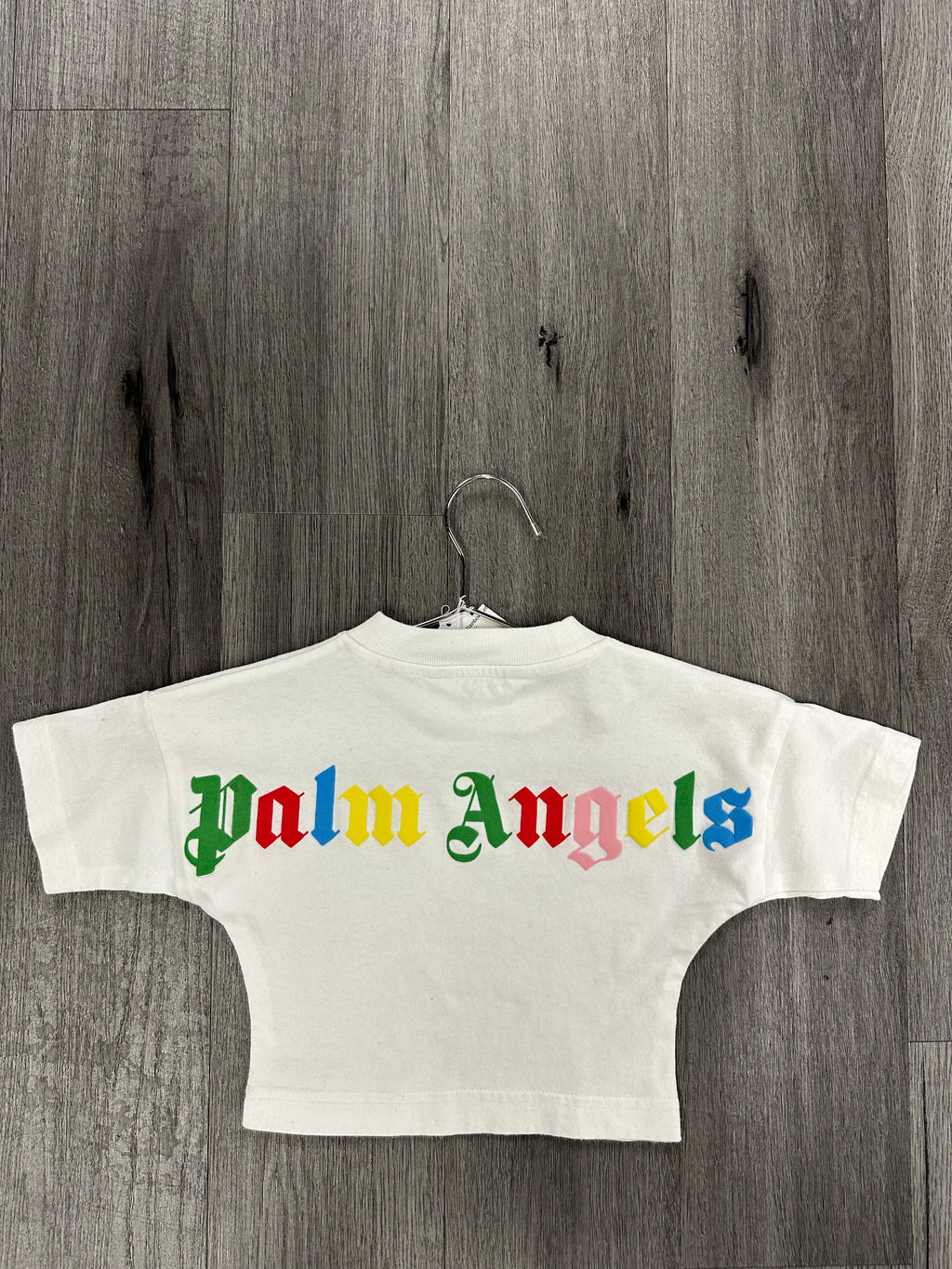 Palm Angels Tee "White Rainbow Letters" (K)