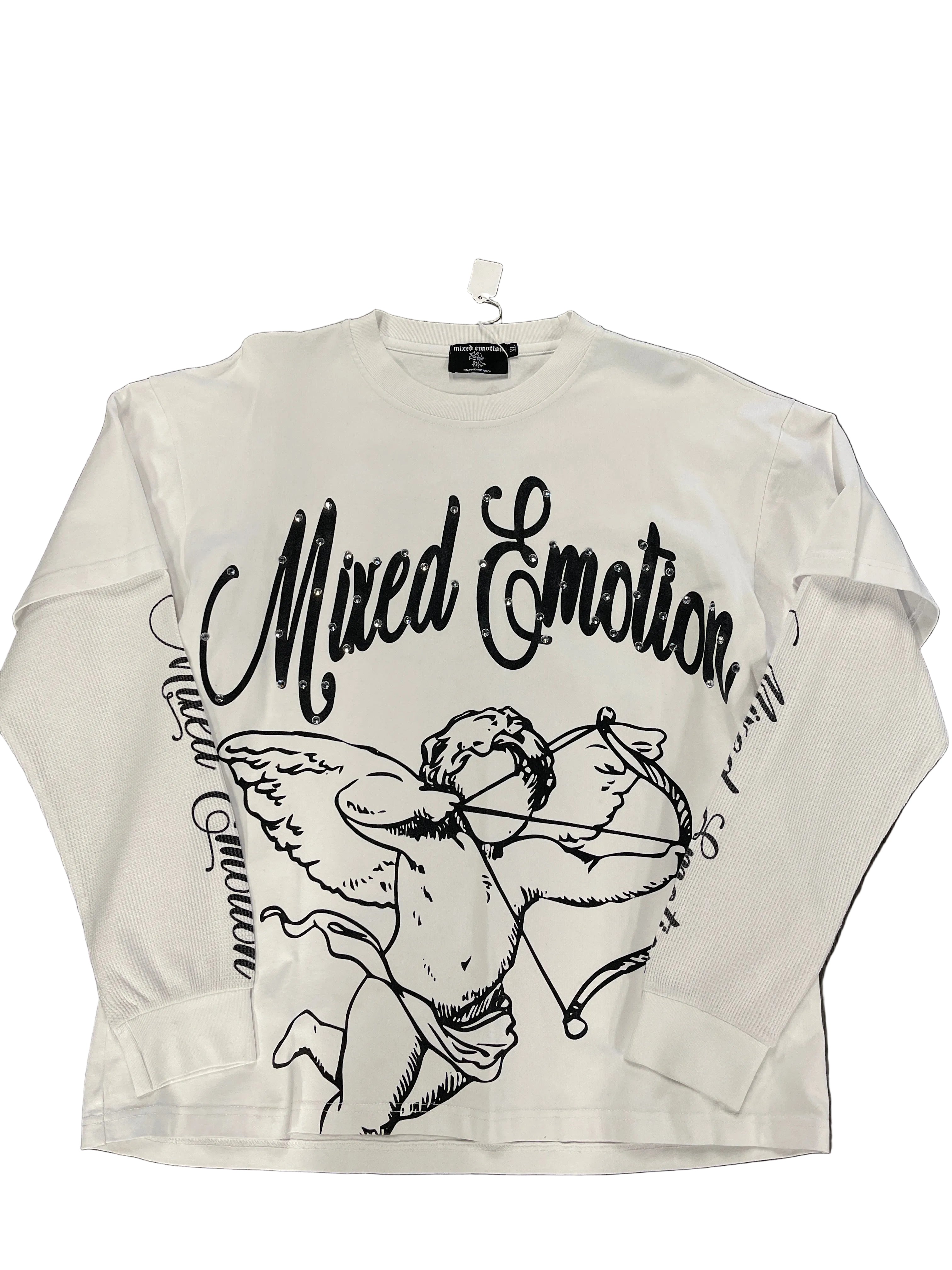 Mixed Emotions Baby Tee "Swarvoski"