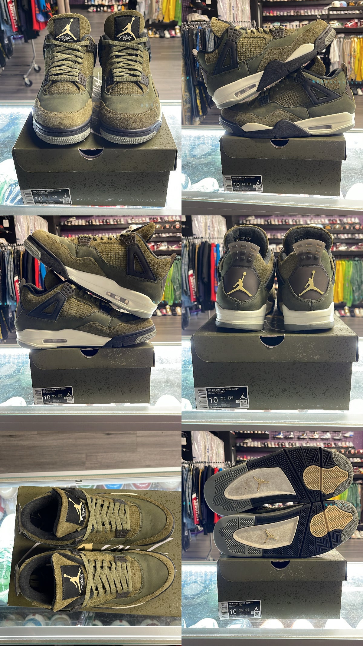 2023 Air Jordan Retro 4 "Craft Medium Olive"
