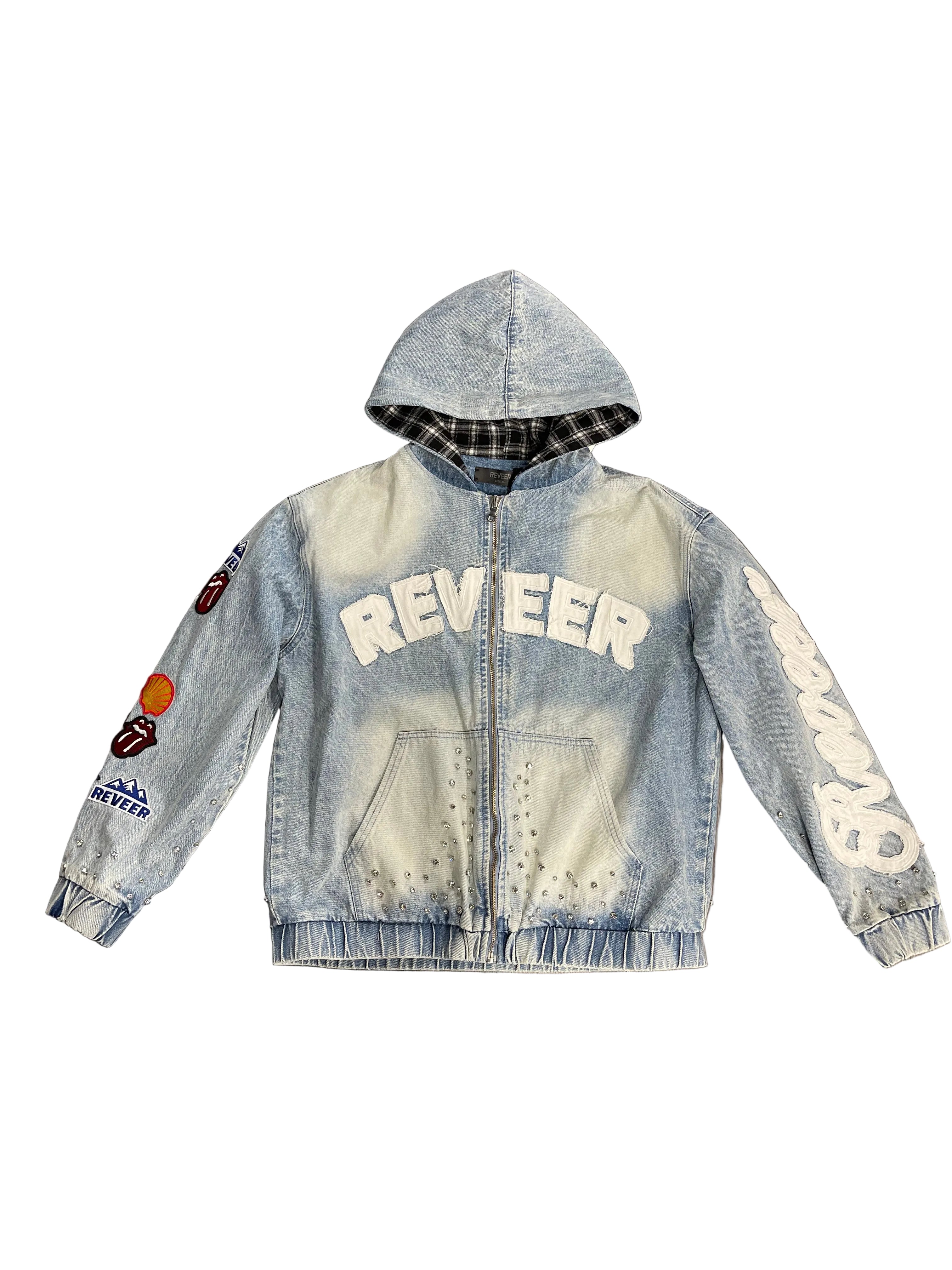 Reveer Heritage Zip-Up "Light Denim Wash"