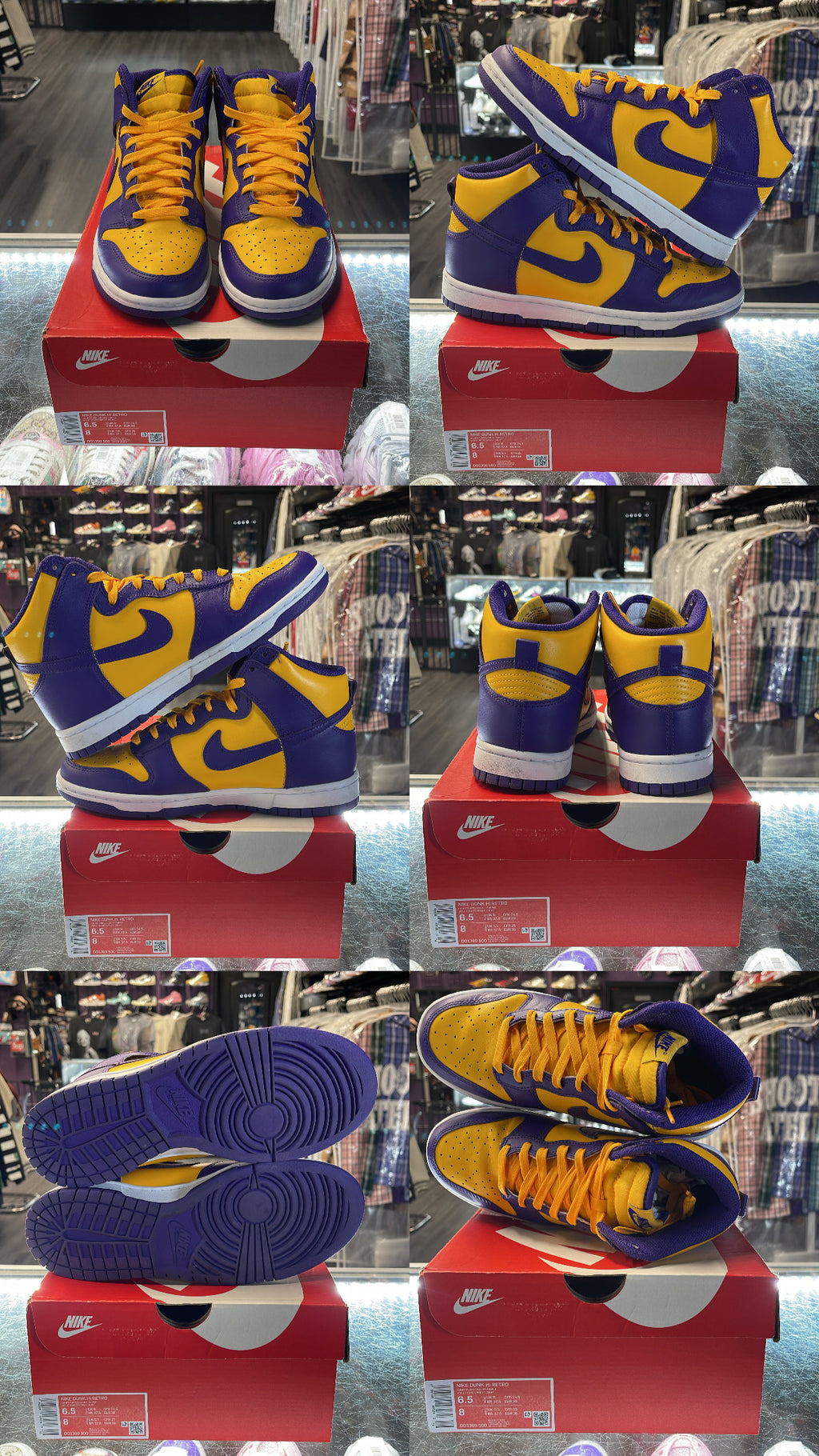2022 Nike Dunk High "Lakers"
