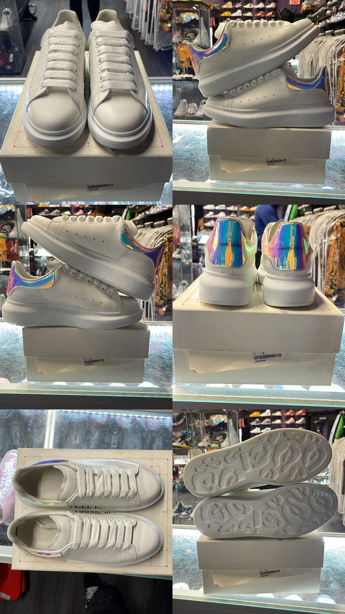 Alexander McQueen Oversized Sneaker "White/Shock Pink"