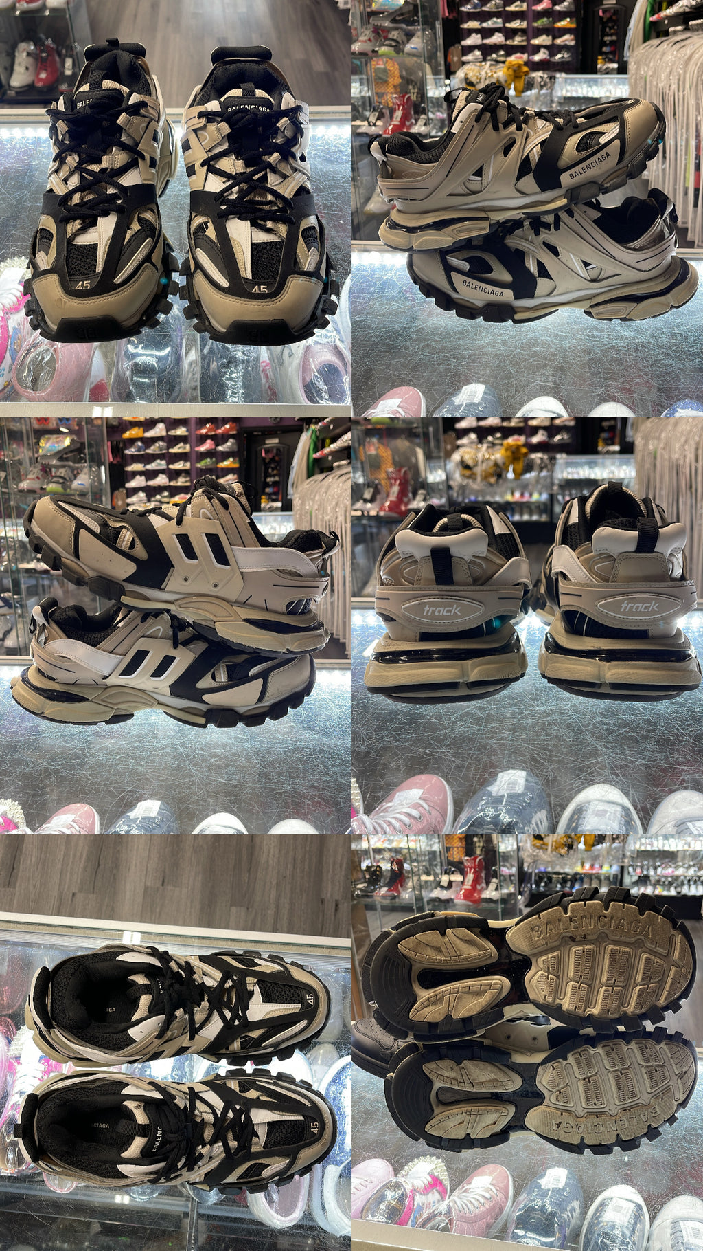 Balenciaga Track "Beige/Gold/Black"