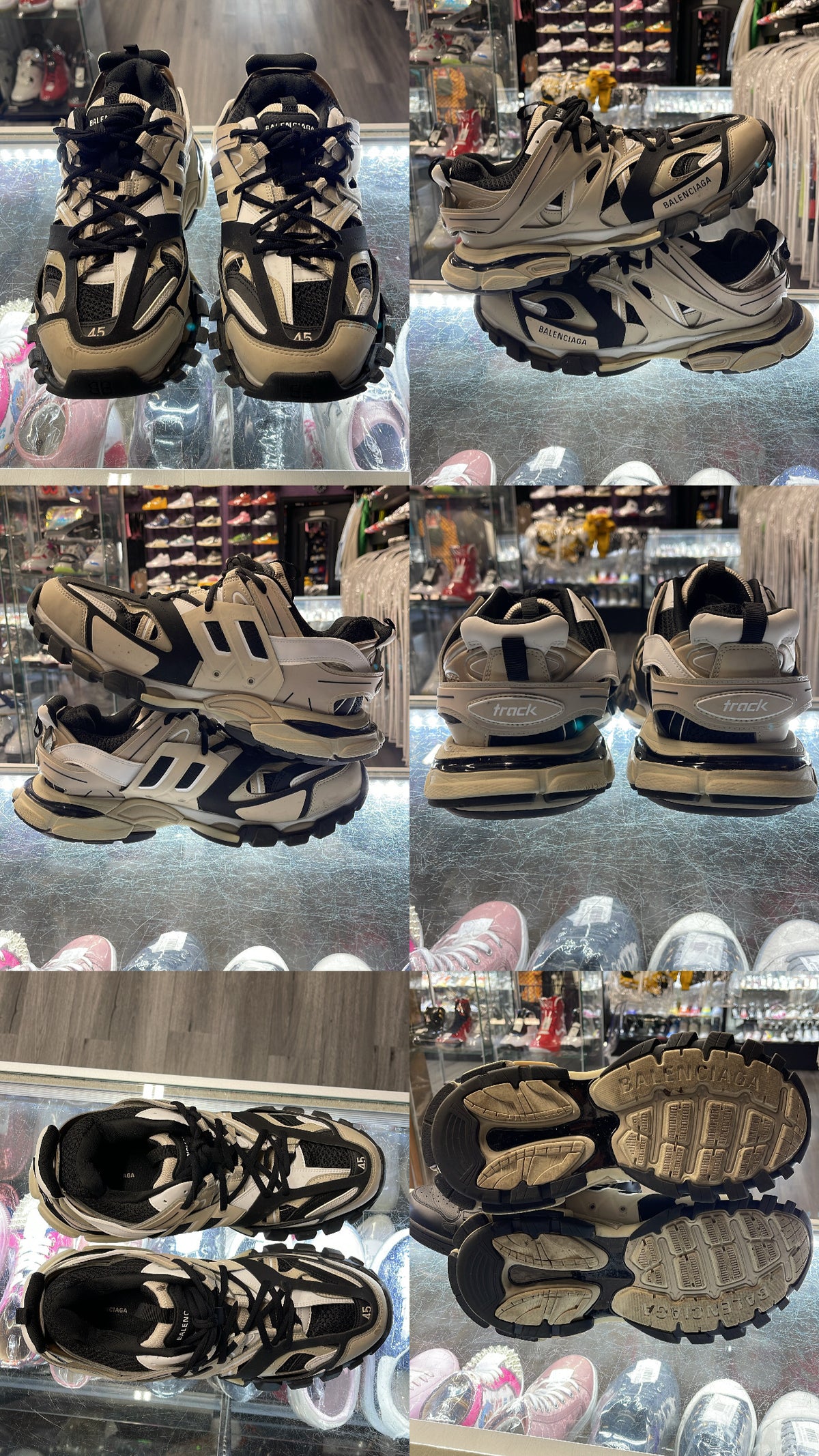 Balenciaga Track "Beige/Gold/Black"