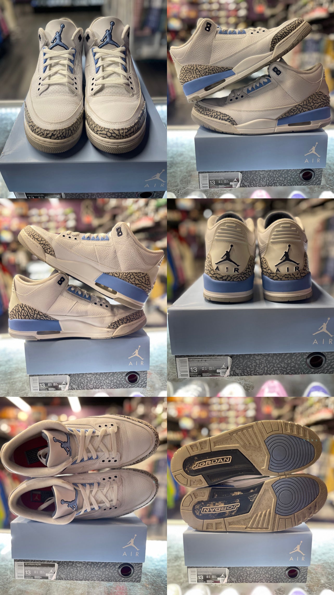 2020 Air Jordan Retro 3 "UNC"