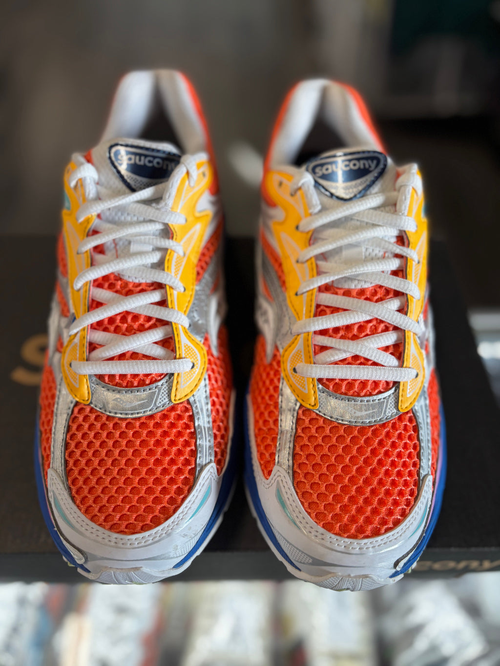 2025 Saucony Progrid Omni 9 "Orange/Multi Color"