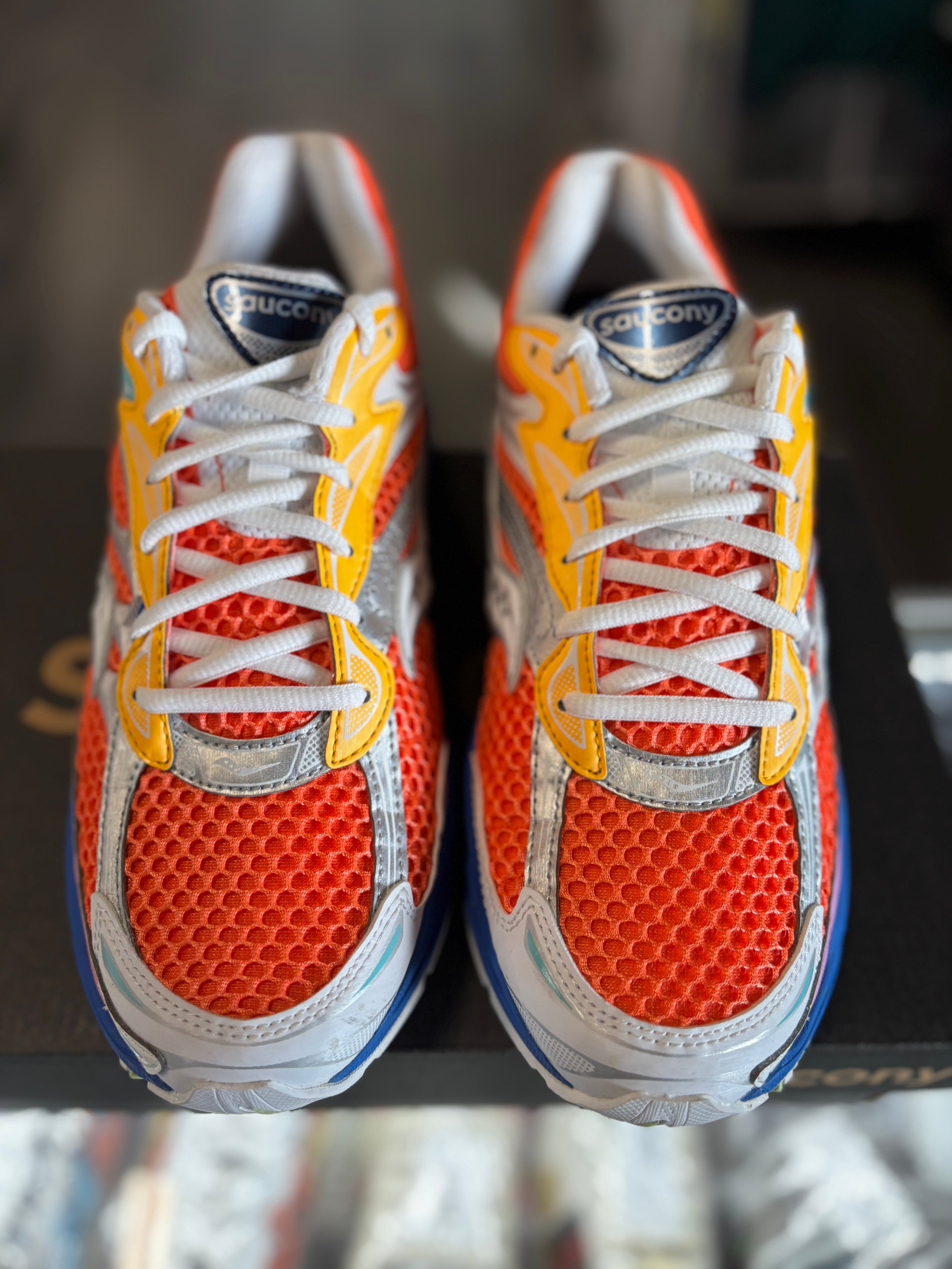 2025 Saucony Progrid Omni 9 "Orange/Multi Color"