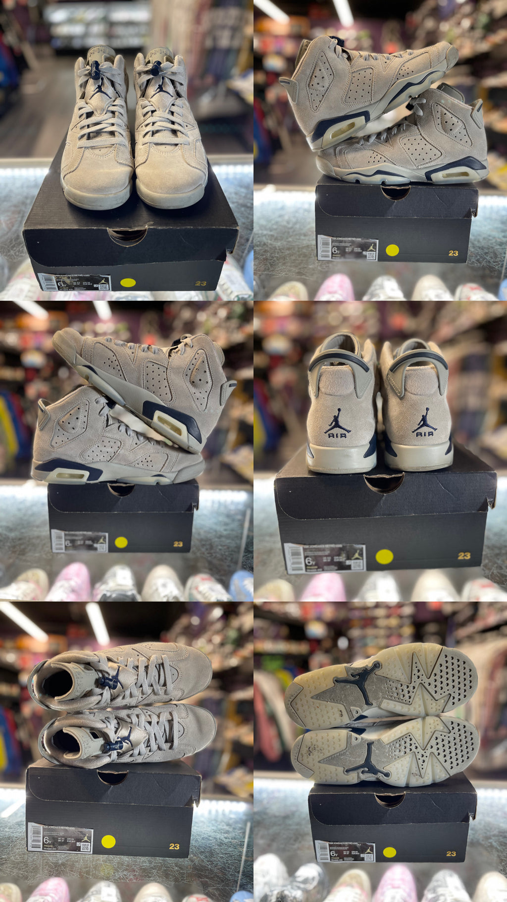 2022 Air Jordan retro 6 "Georgetown" (GS)