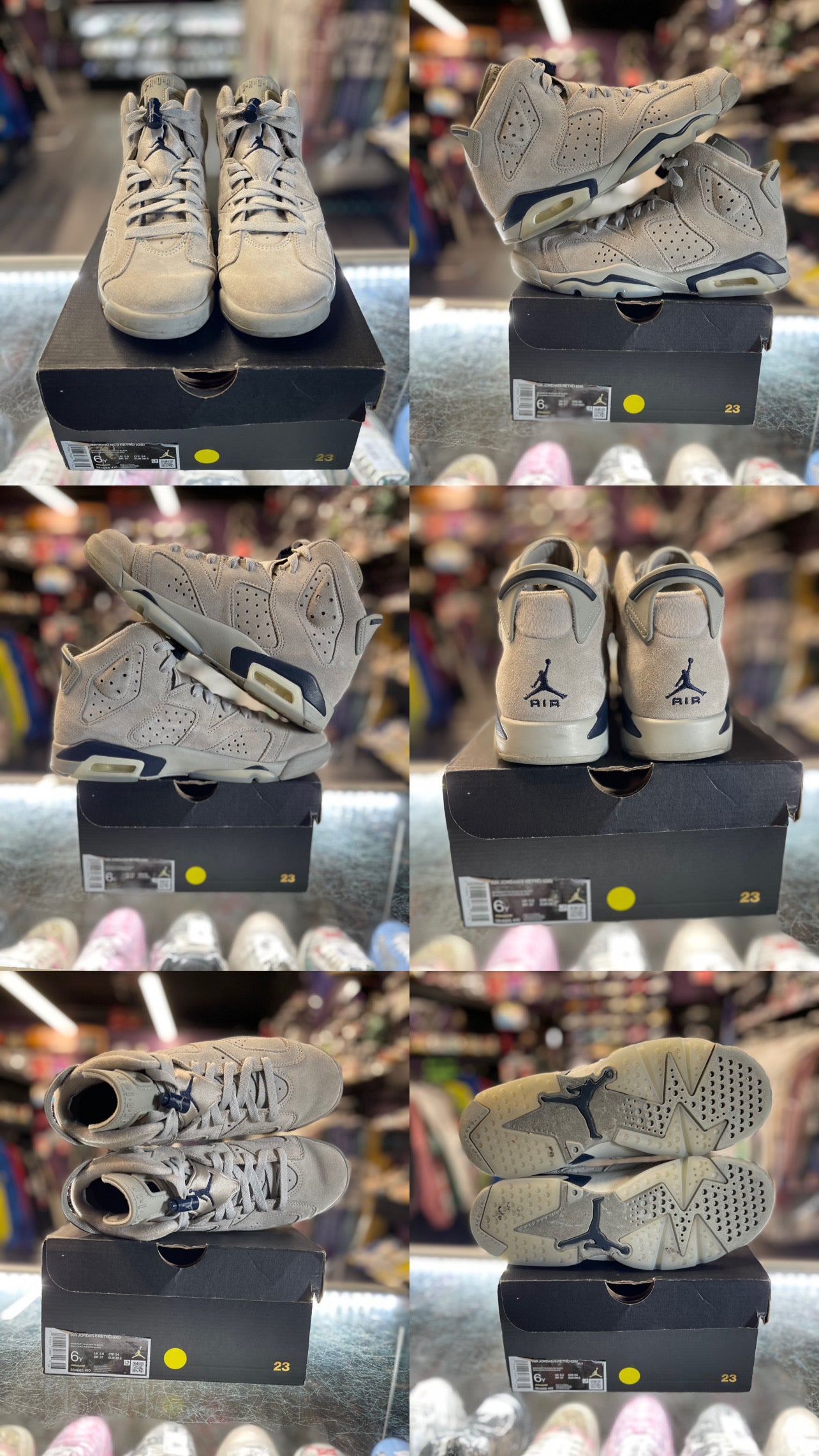 2022 Air Jordan retro 6 "Georgetown" (GS)