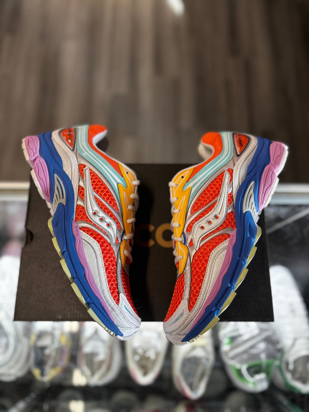 2025 Saucony Progrid Omni 9 "Orange/Multi Color"