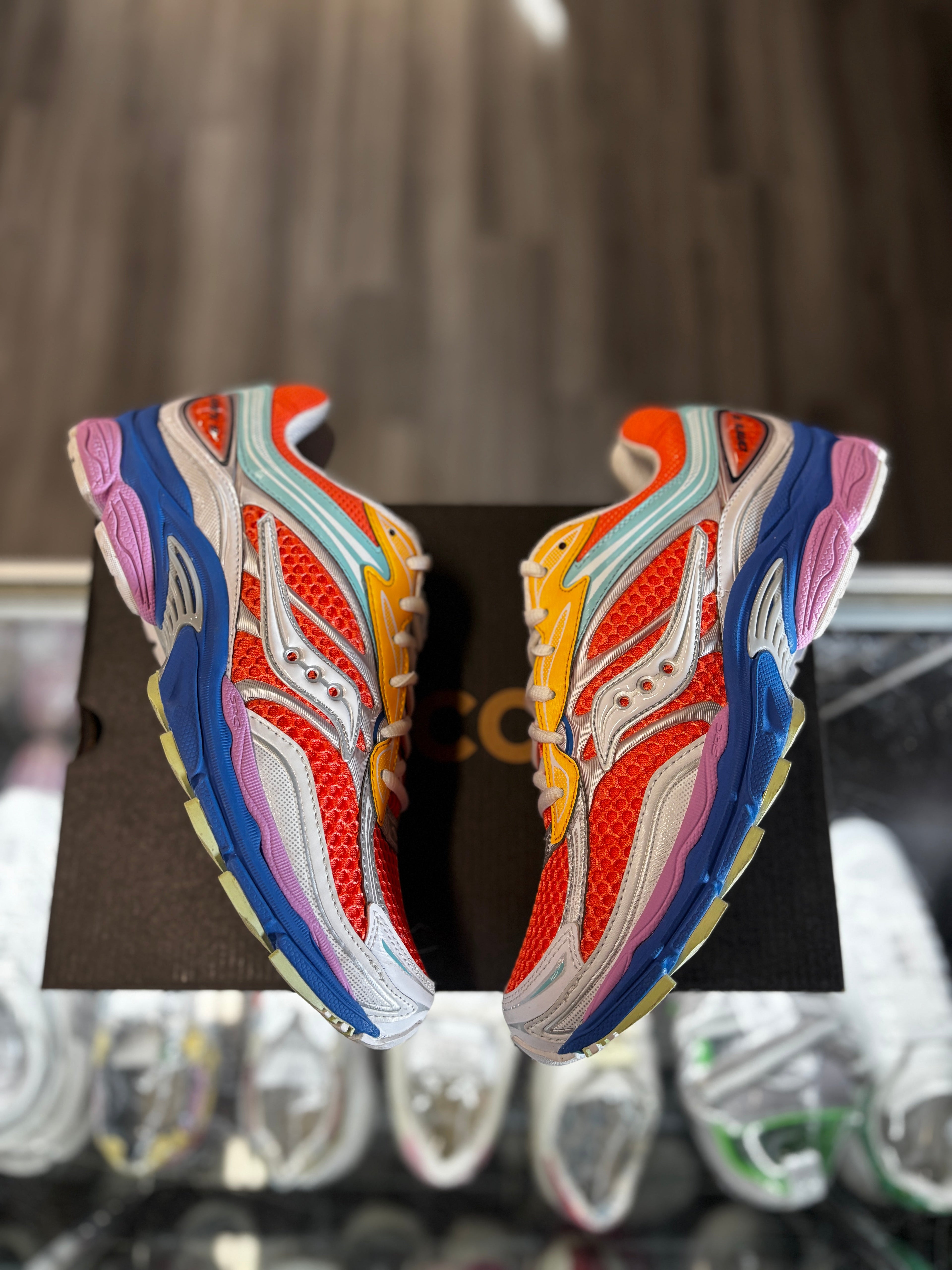 2025 Saucony Progrid Omni 9 "Orange/Multi Color"