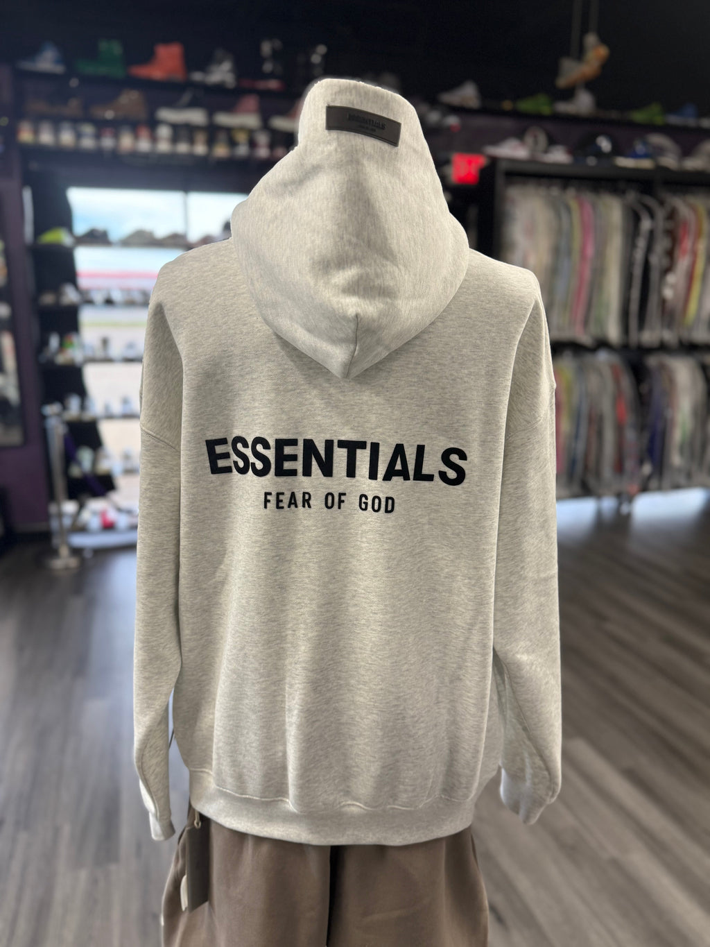 Fear Of God Essentials Hoodie "Light Oatmeal"
