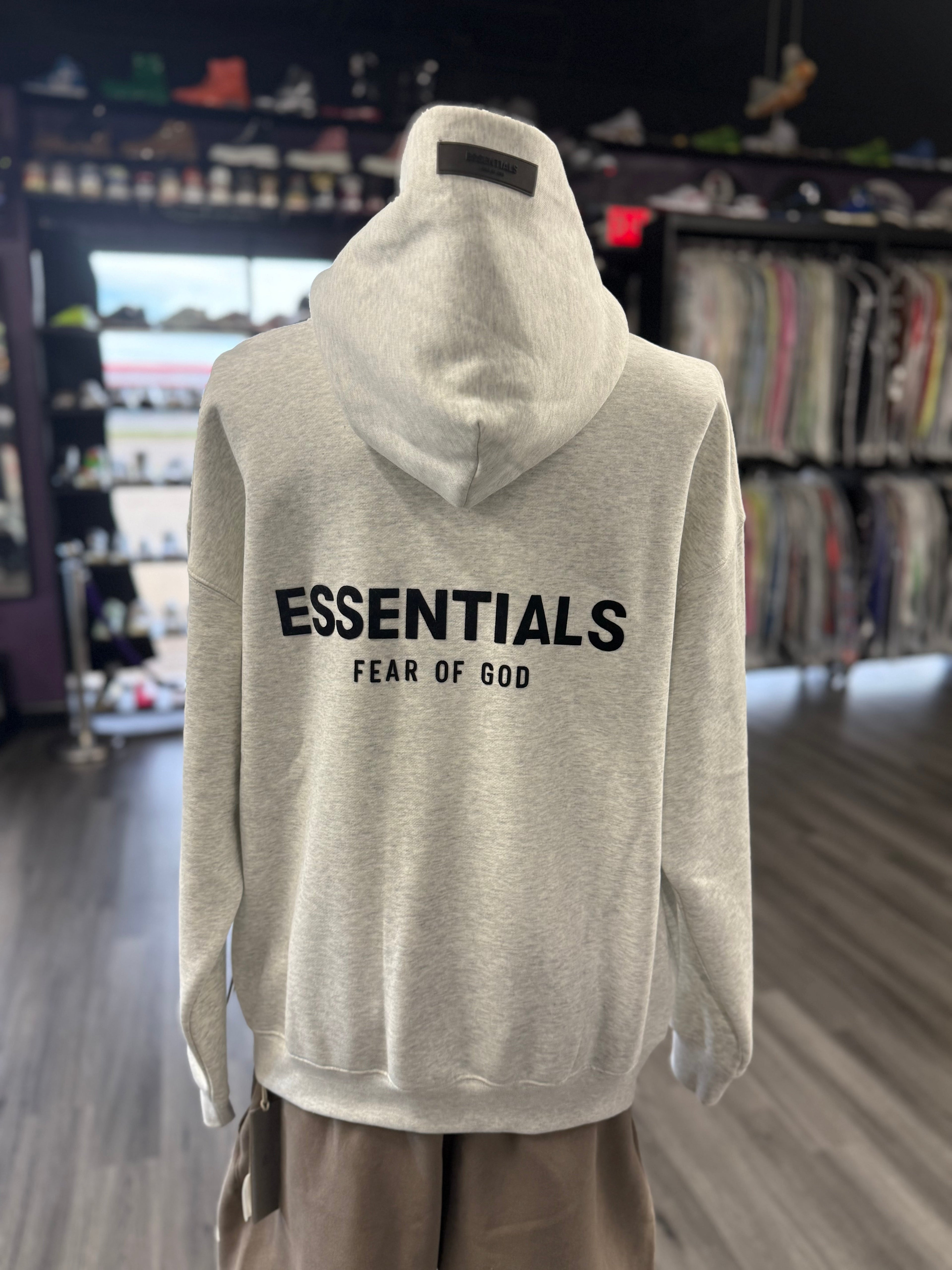 Fear Of God Essentials Hoodie "Light Oatmeal"